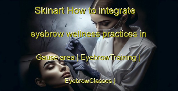 Skinart How to integrate eyebrow wellness practices in Gause area | EyebrowTraining | EyebrowClasses | SkinartTraining-United States